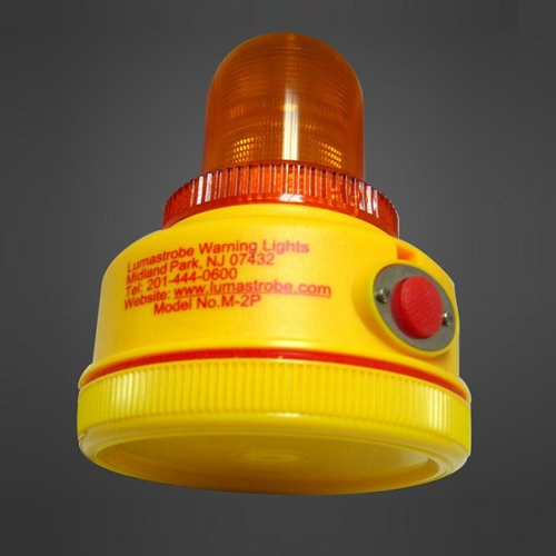 6 Pack Portable Strobe Beacon with Plain Base