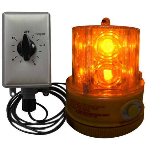LED Strobe Warning Light with Timer