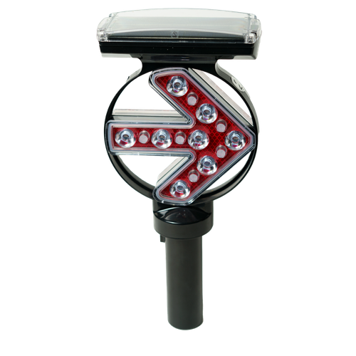 SOLAR POWERED TRAFFIC CONE ARROW LIGHT WITH GPS CHASE CAPABILITY SLX-ARROW