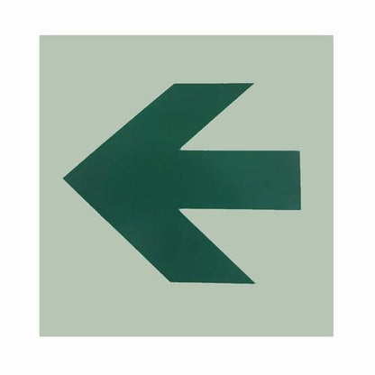 Photoluminescent Straight Arrow Directional Sign