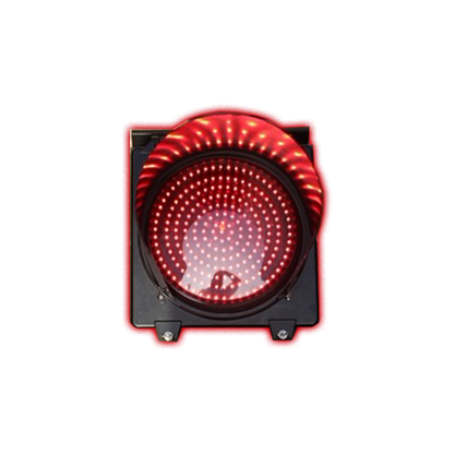SLX-216-24HR 12" Solar Traffic Light-Black Housing