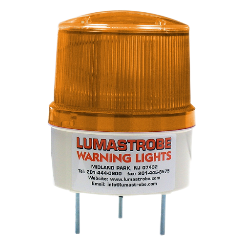 Solar Powered Flashing Beacon Dusk to Dawn Stud Mount