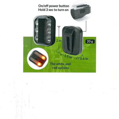 Usb Safety Light USB (TYPE-C) RECHARGEABLE CLIP ON PERSONAL SAFETY LIGHT MODEL PSL-USB ...