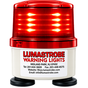 Solar Powered Flashing Beacon Dusk to Dawn Mag Mount - RSLX-30-M