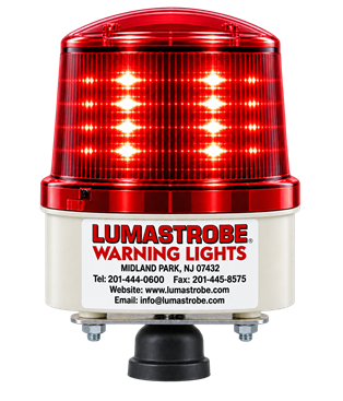 Solar Powered Obstruction warning light with ¾